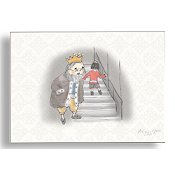 PRINZ OTTILIE am Gerüstaufgang