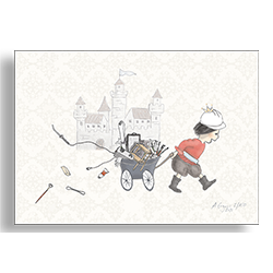 PRINZ OTTILIE mit Handwagen